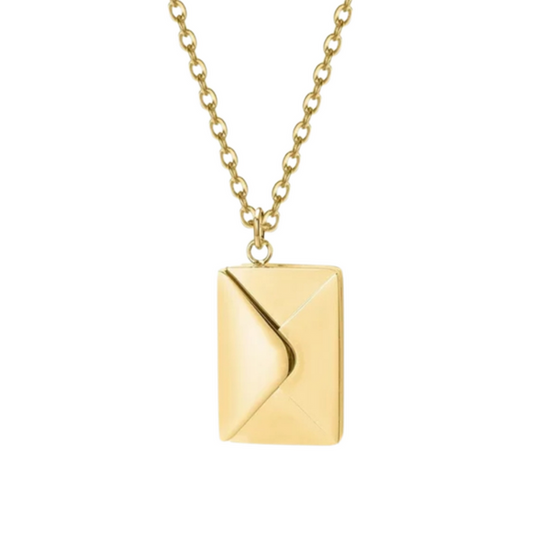 Envelope Necklace | Love Letter Inside ( Customizable )