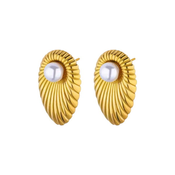 Kery Pearl Hoops