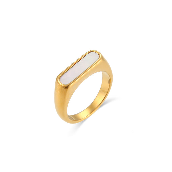 Signet Ring ( Pearl )